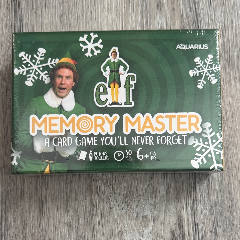 NWT Kohl's Elf Memory Master Card Game - Will Ferrell as Buddy the Elf